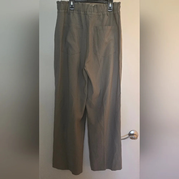 Steve Madden Paperbag Waist Wide Leg Utility Pants - Picture 8 of 9